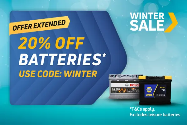 20% Off Batteries