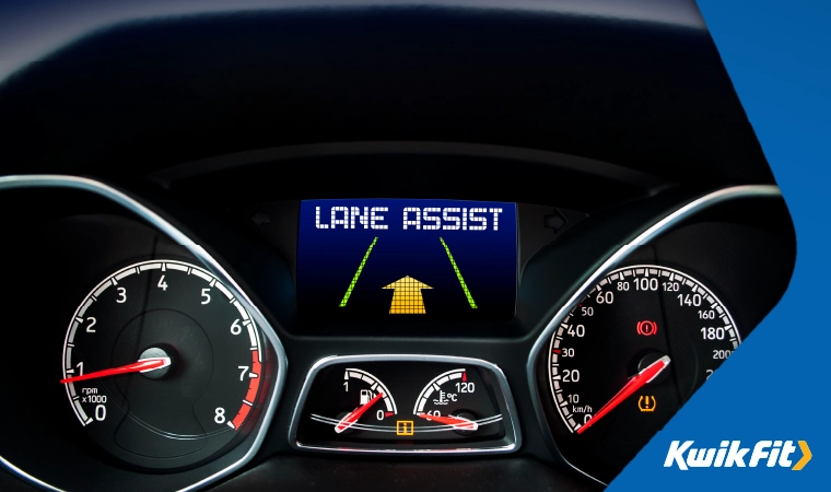lane assist feature on dashboard