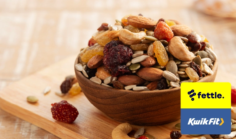 trail mix for snacking